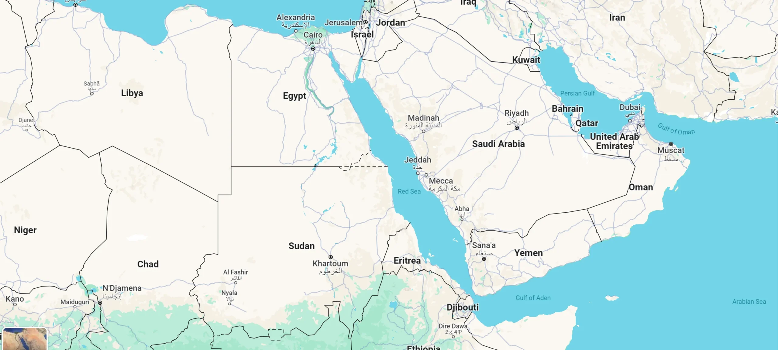 Red sea and houthi rebels